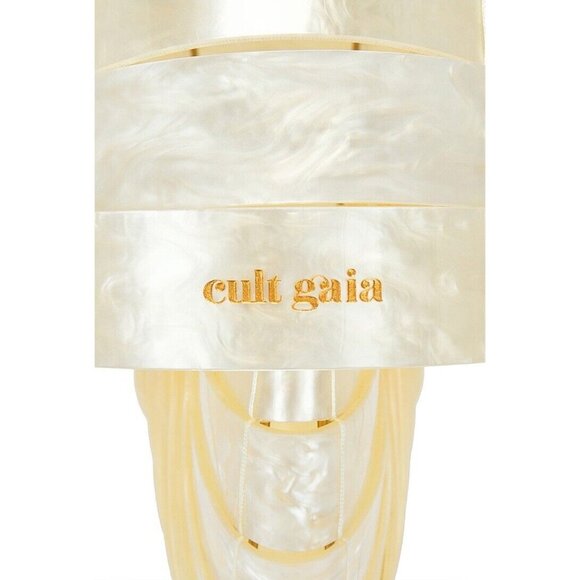 CULT GAIA Sirena Clutch Ivory Shell - Picture 10 of 15